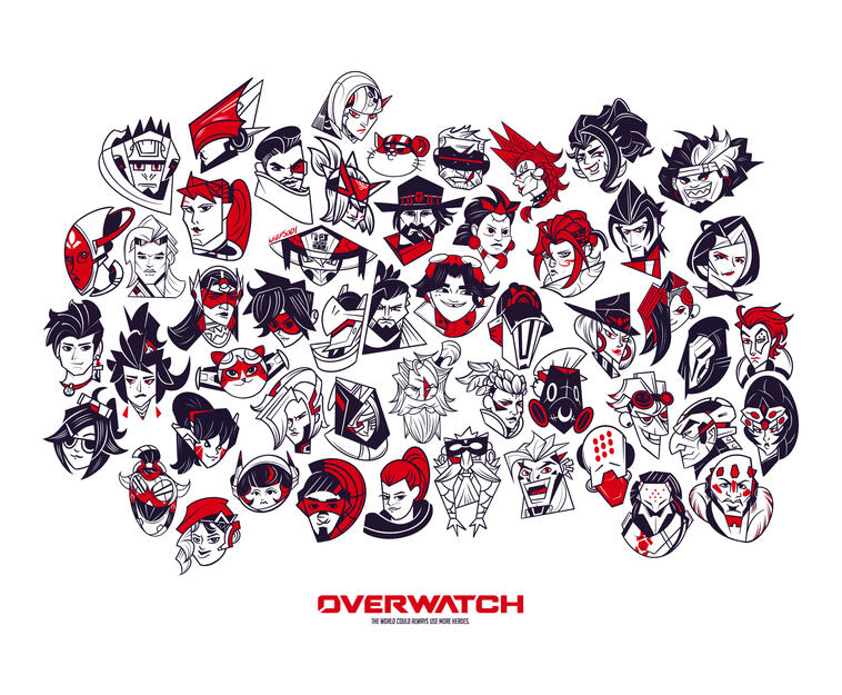 Overwatch Icons